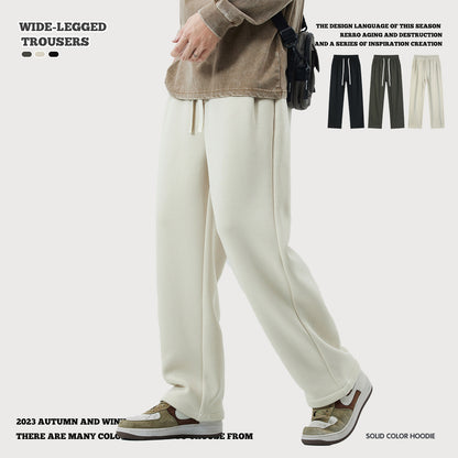 Straight Leg Fleece Sweatpants