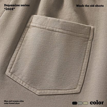 Wash Ripped Sweat Shorts