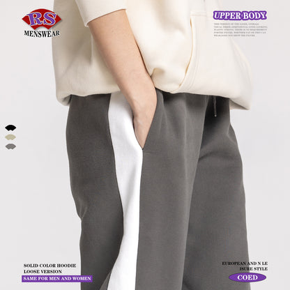 Colorblock Fleece Cuff Sweatpants