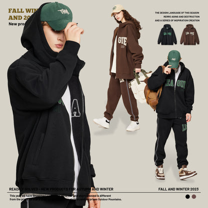 Full-Zip Fleece Hoodie