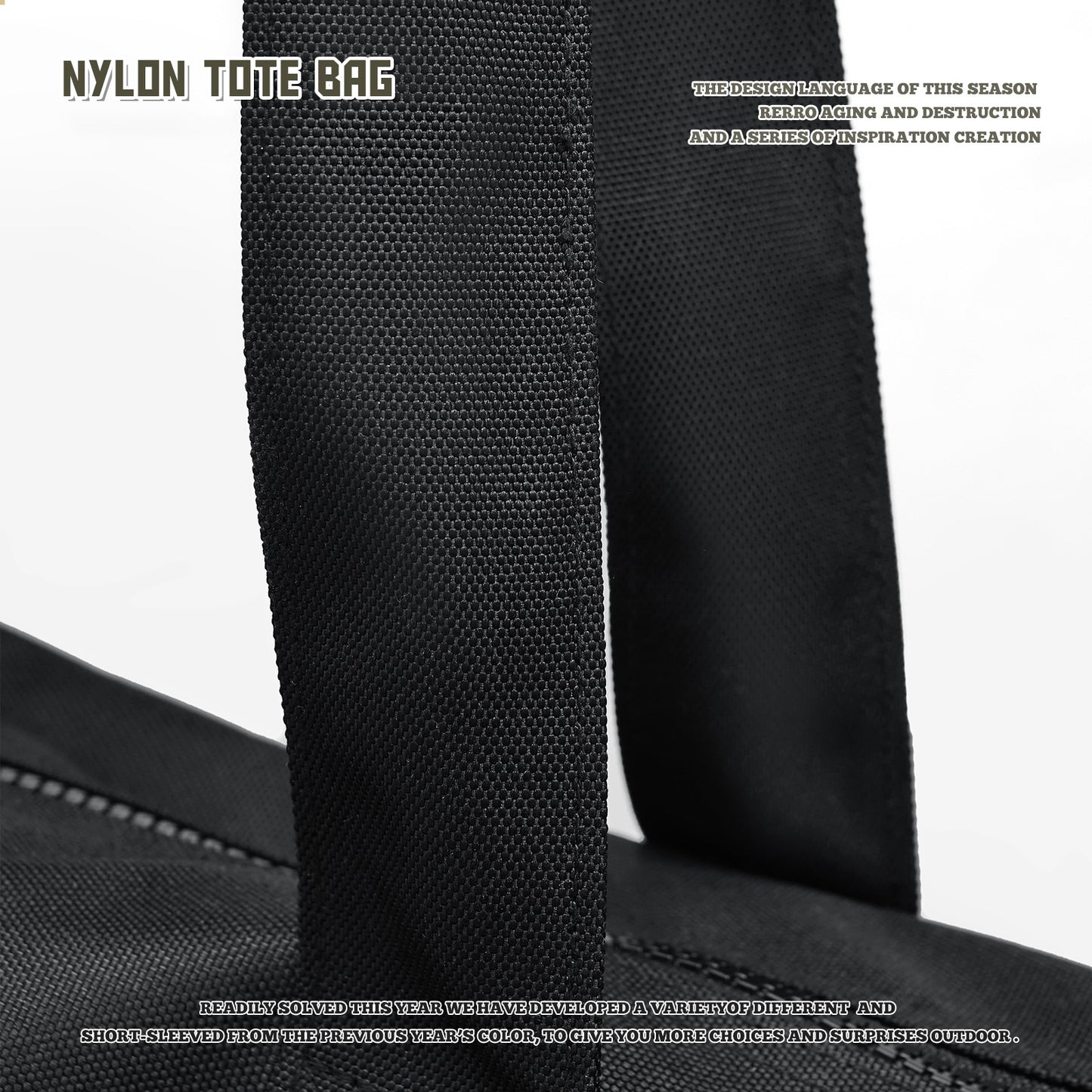 Nylon Tote Bag