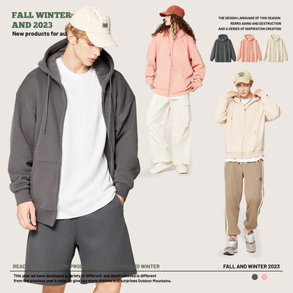 Full-Zip Polar Fleece Hoodie