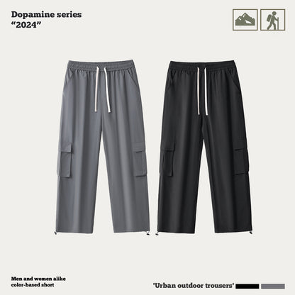 Flowing Straight Leg Cargo Pants