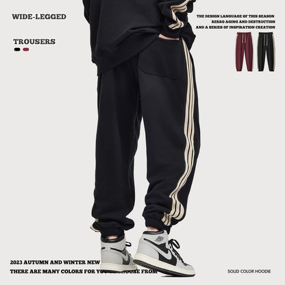 Three-Stripes Cuff Sweatpants