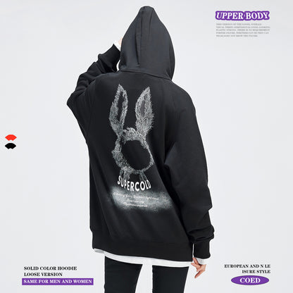 Print French Terry Hoodie