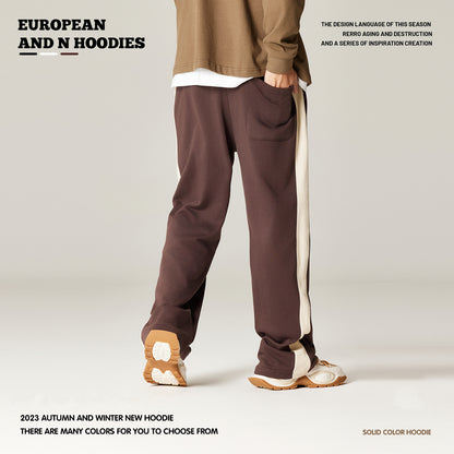 French Terry Patchwork Pants