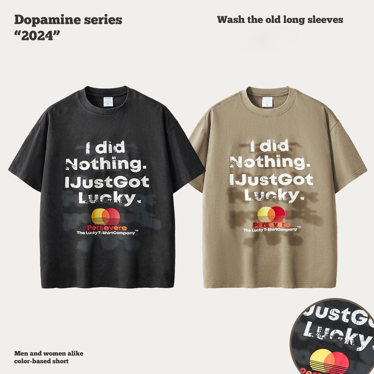 Wash Printed Short Sleeve Tee