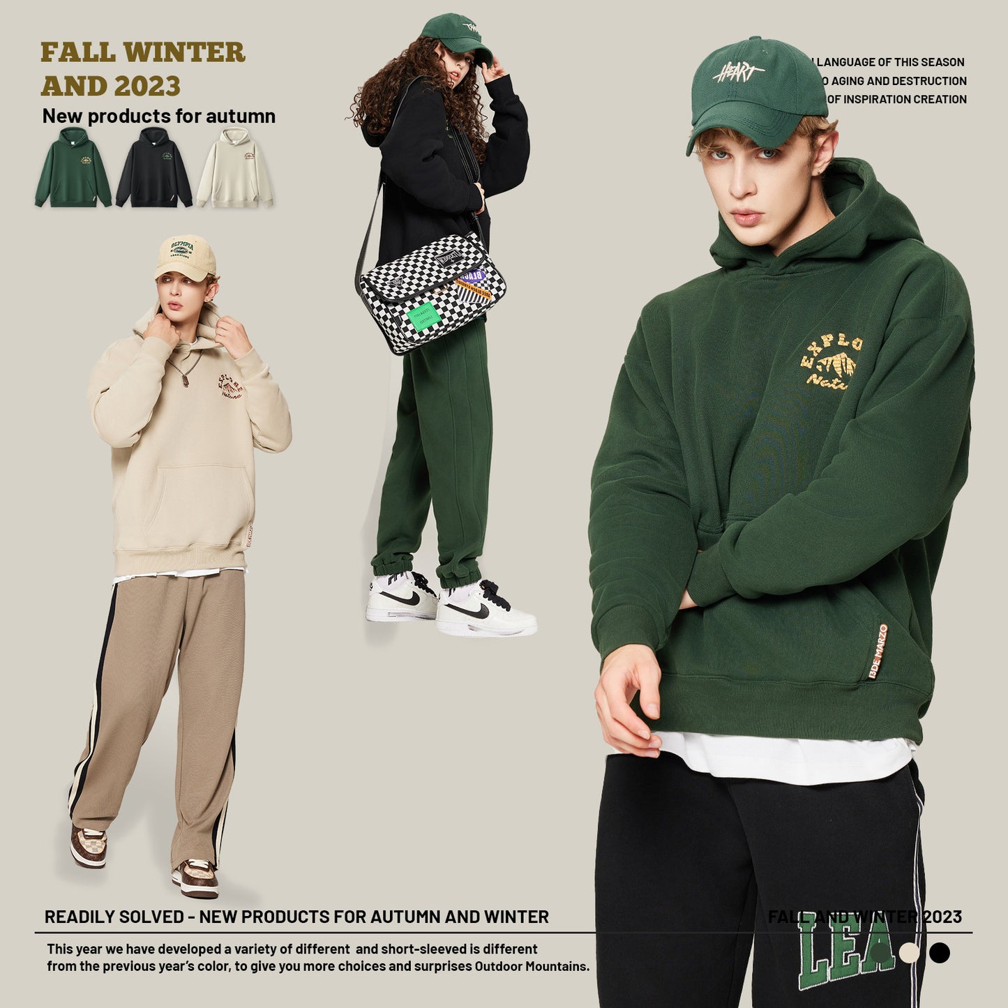 Embroidered Fleece Hoodie