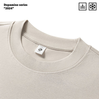 Ice Silk Short Sleeve Oversized Tee