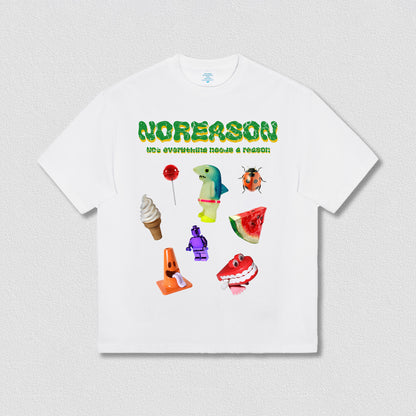 Cartoon Short Sleeve Couple Tee