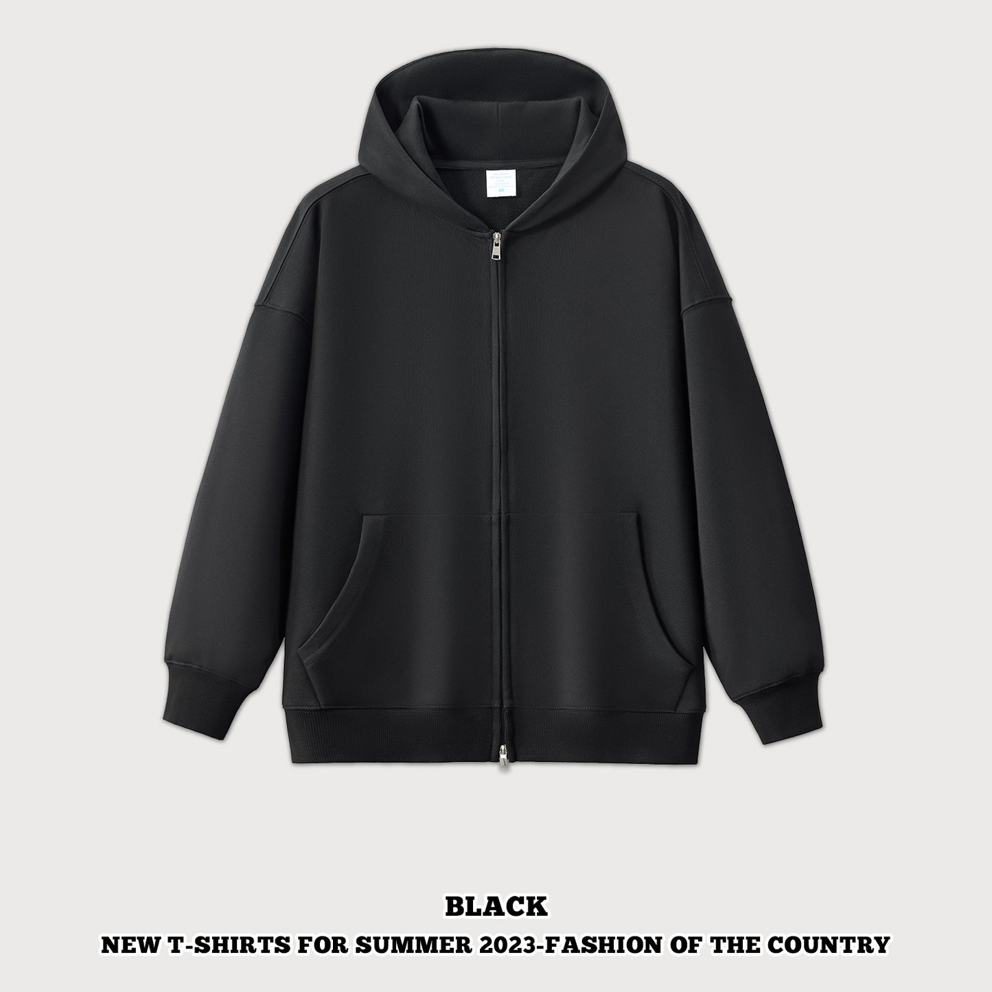 Oversized Full-Zip Hoodie