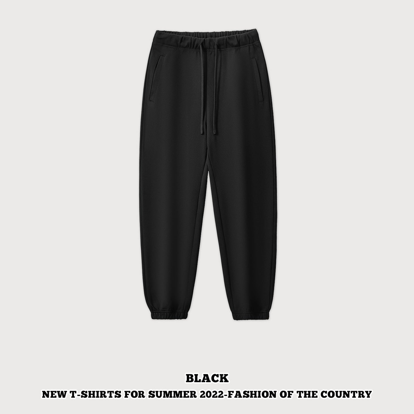 French Terry Tapered Cuff Sweatpants