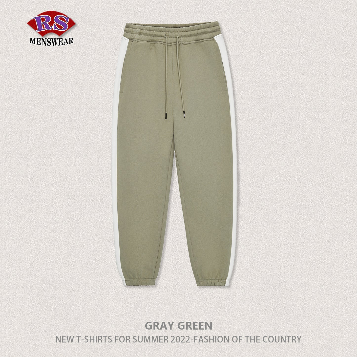 Colorblock Fleece Cuff Sweatpants