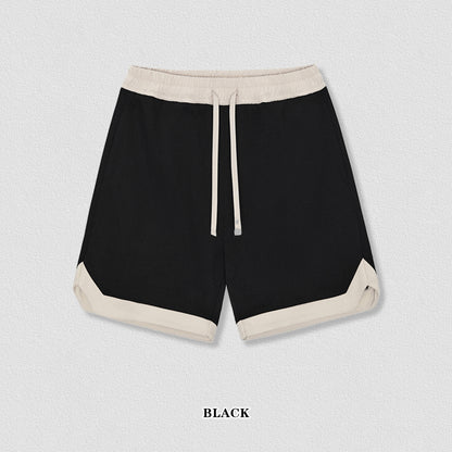 Colorblock Casual Shorts