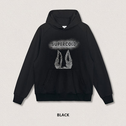 Print French Terry Hoodie