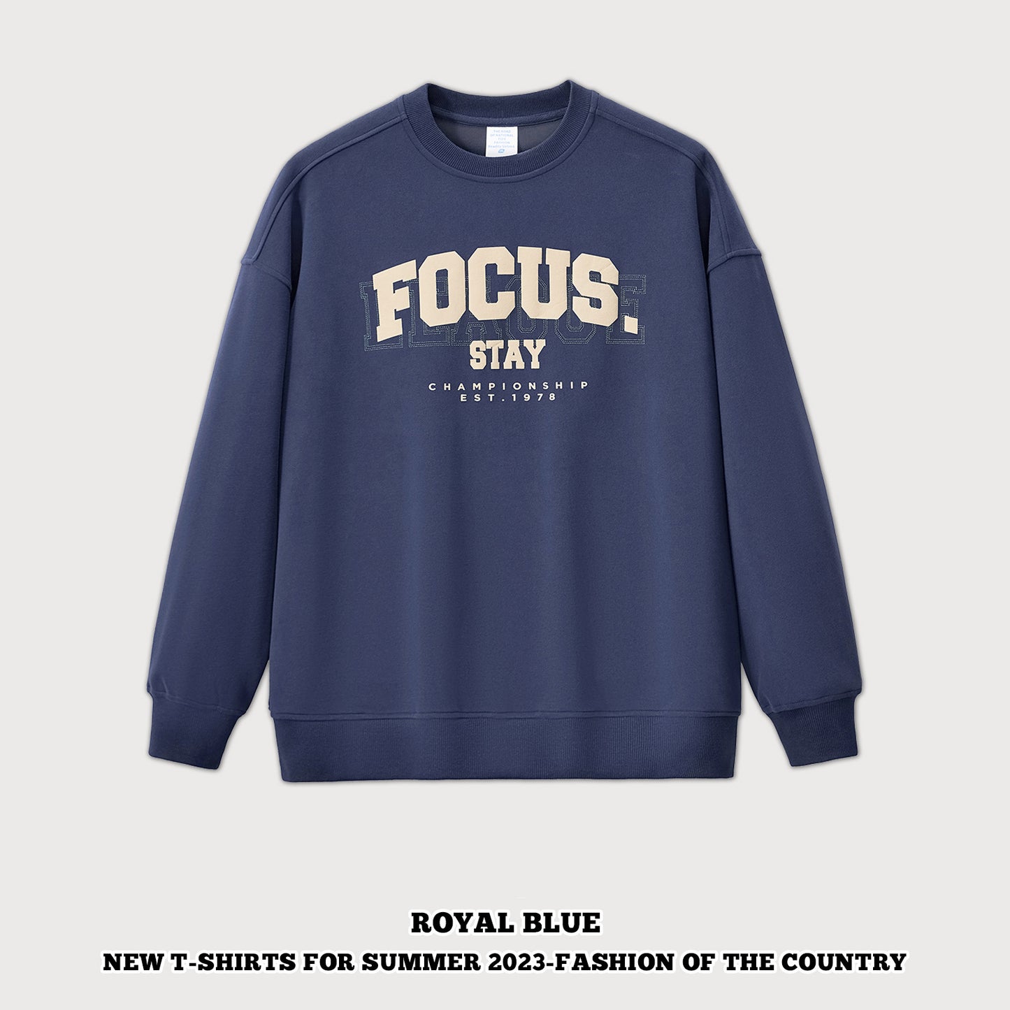 Crew Suede Foam Print Sweatshirt