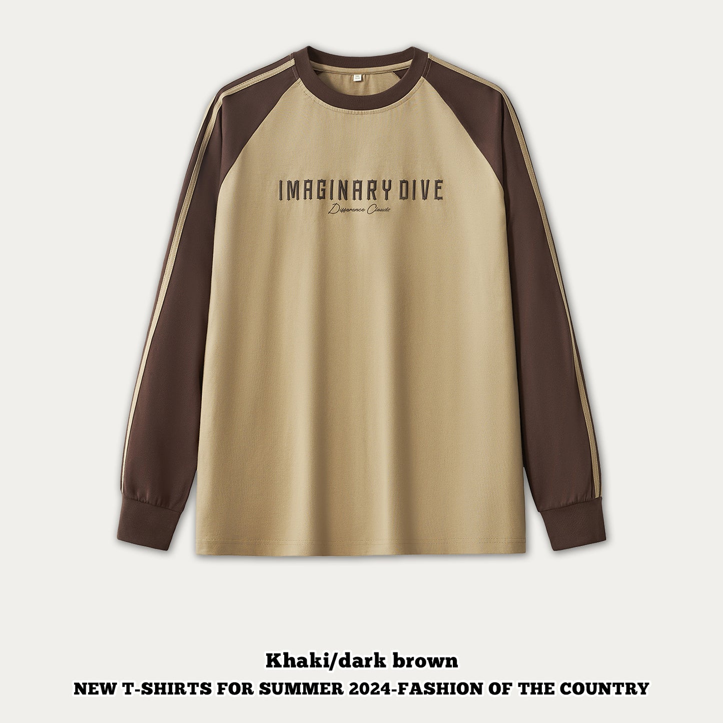 Three-Stripes Raglan Long Sleeve Tee