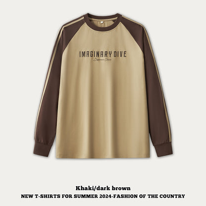 Three-Stripes Raglan Long Sleeve Tee