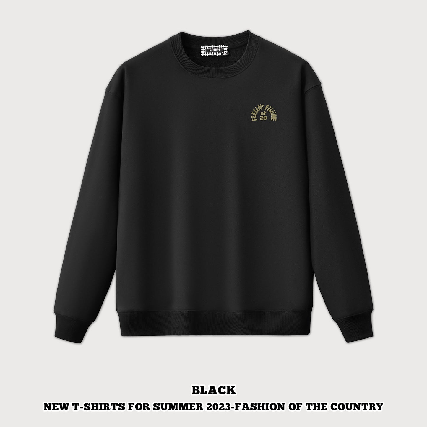 Crew Suede Foam Print Sweatshirt