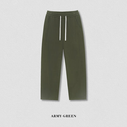 Twill Patchwork Pants