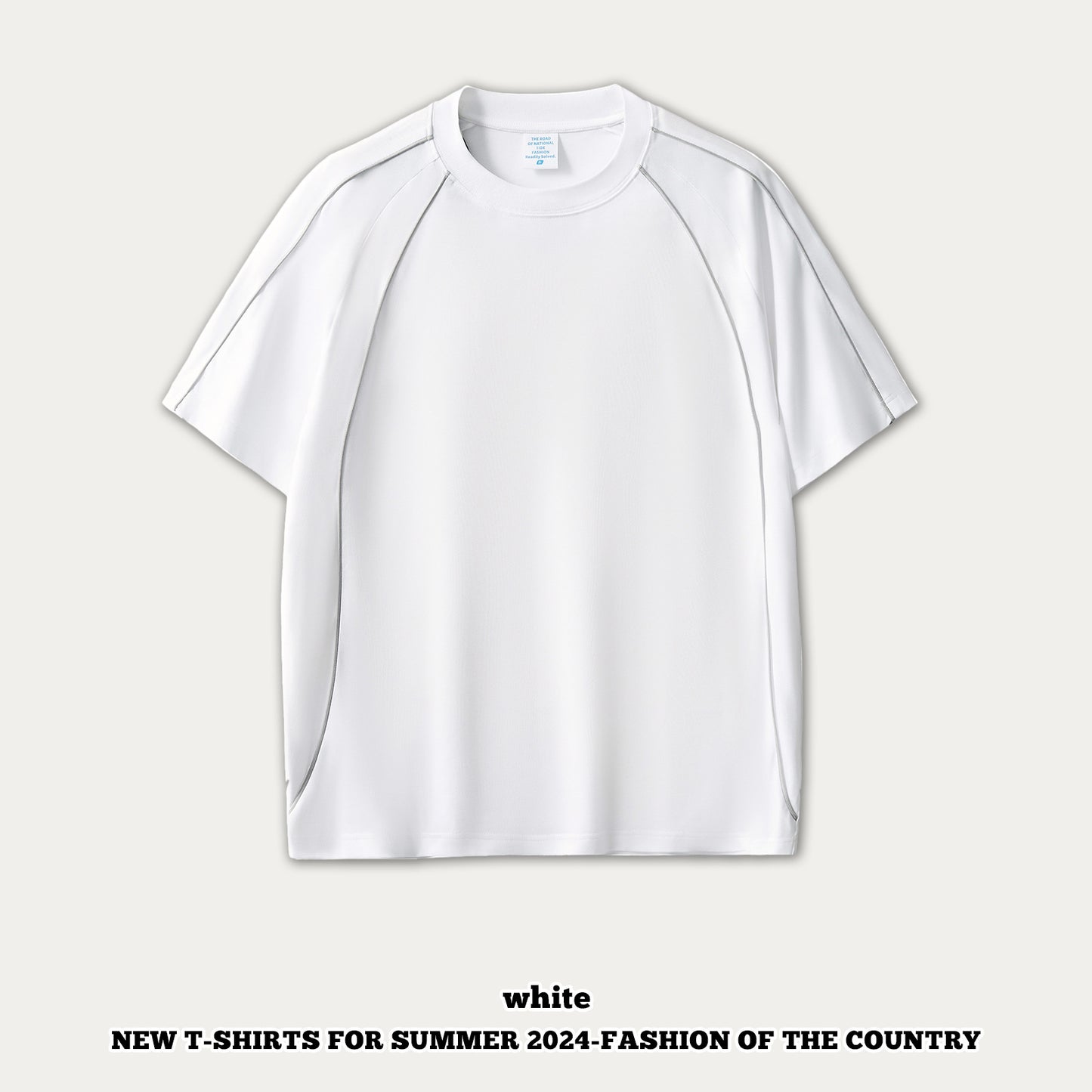 Line Design Short Sleeve Tee