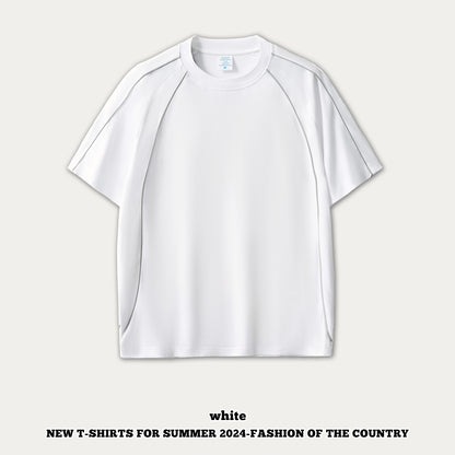 Line Design Short Sleeve Tee