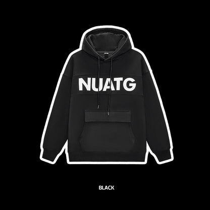 Letter Printed Oversized Hoodie