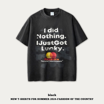 Wash Printed Short Sleeve Tee