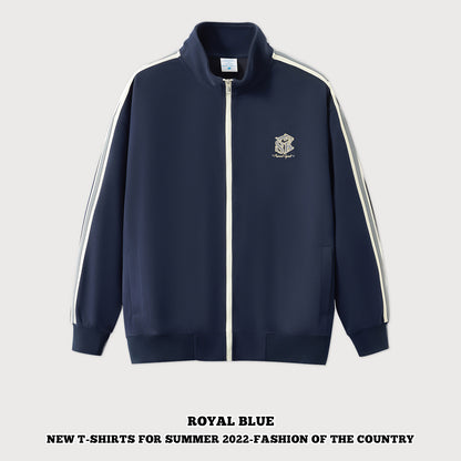 Stand Collar Full-Zip Coat