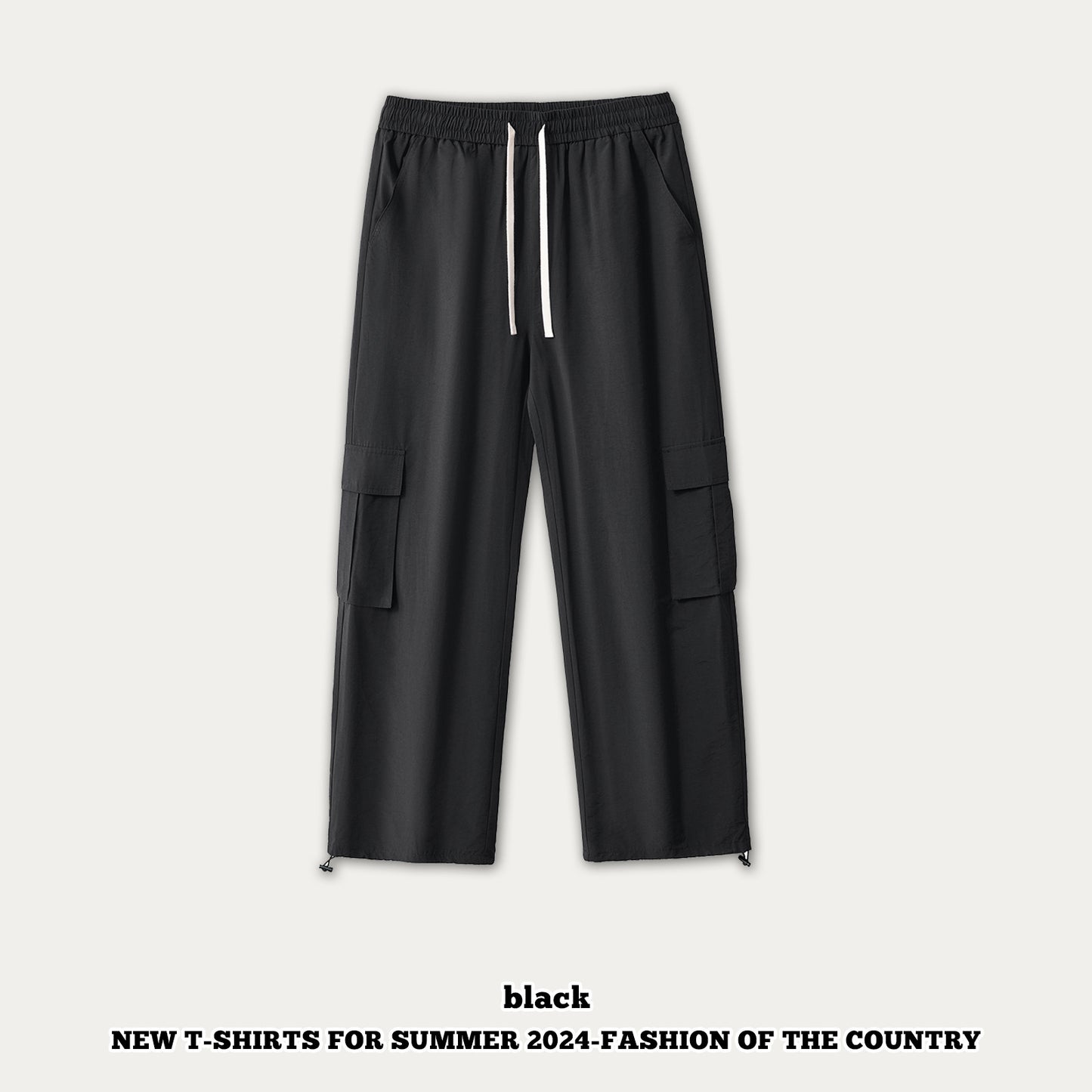 Flowing Straight Leg Cargo Pants