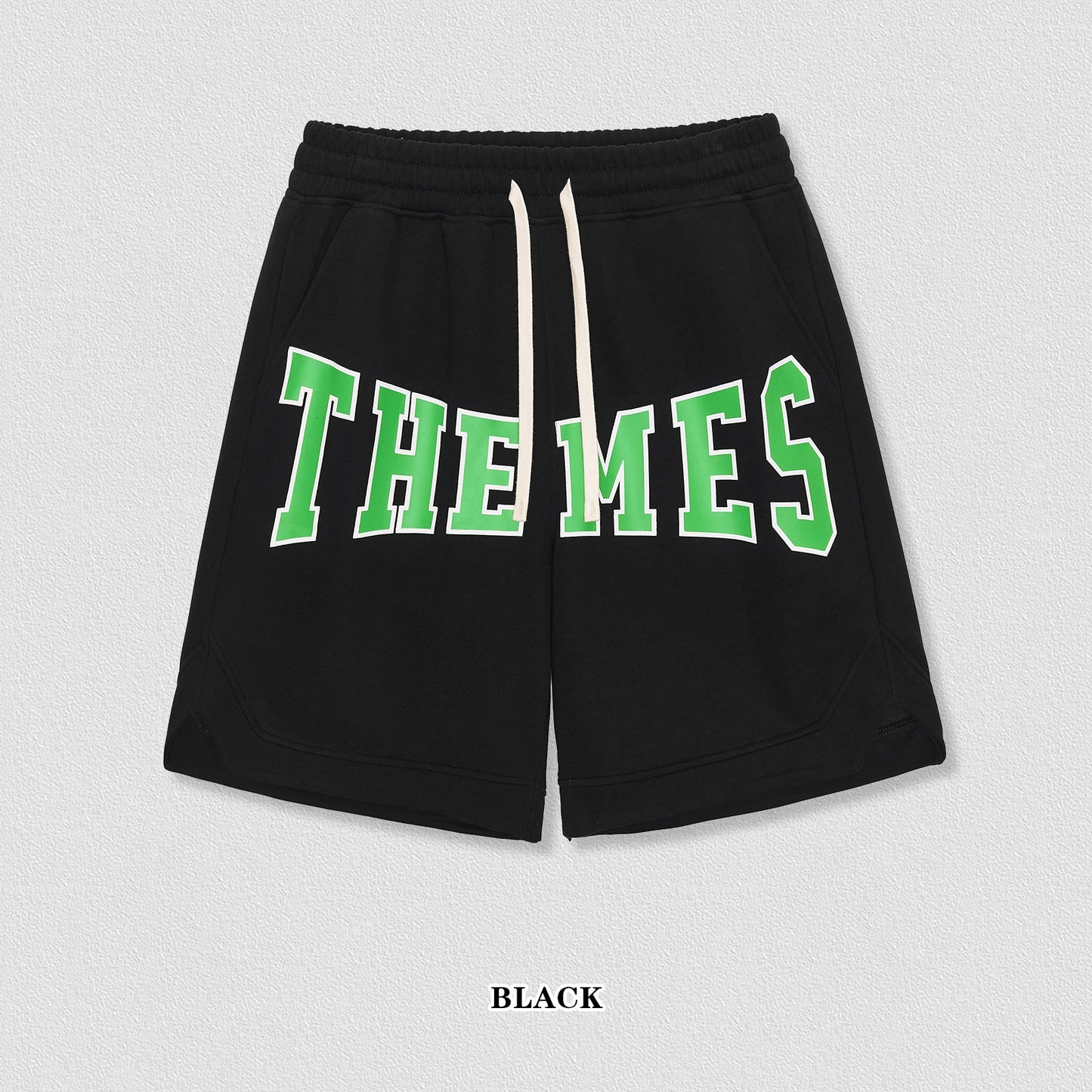 Letter Printed Casual Shorts