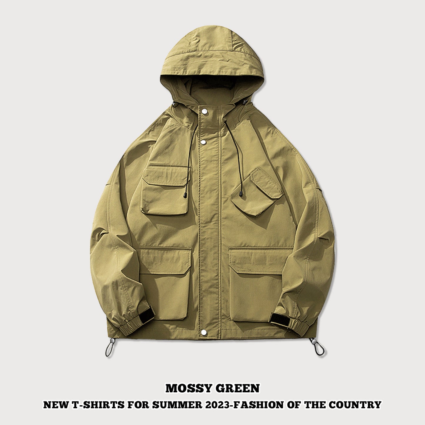 Multi-Pocket Outdoor Windbreaker