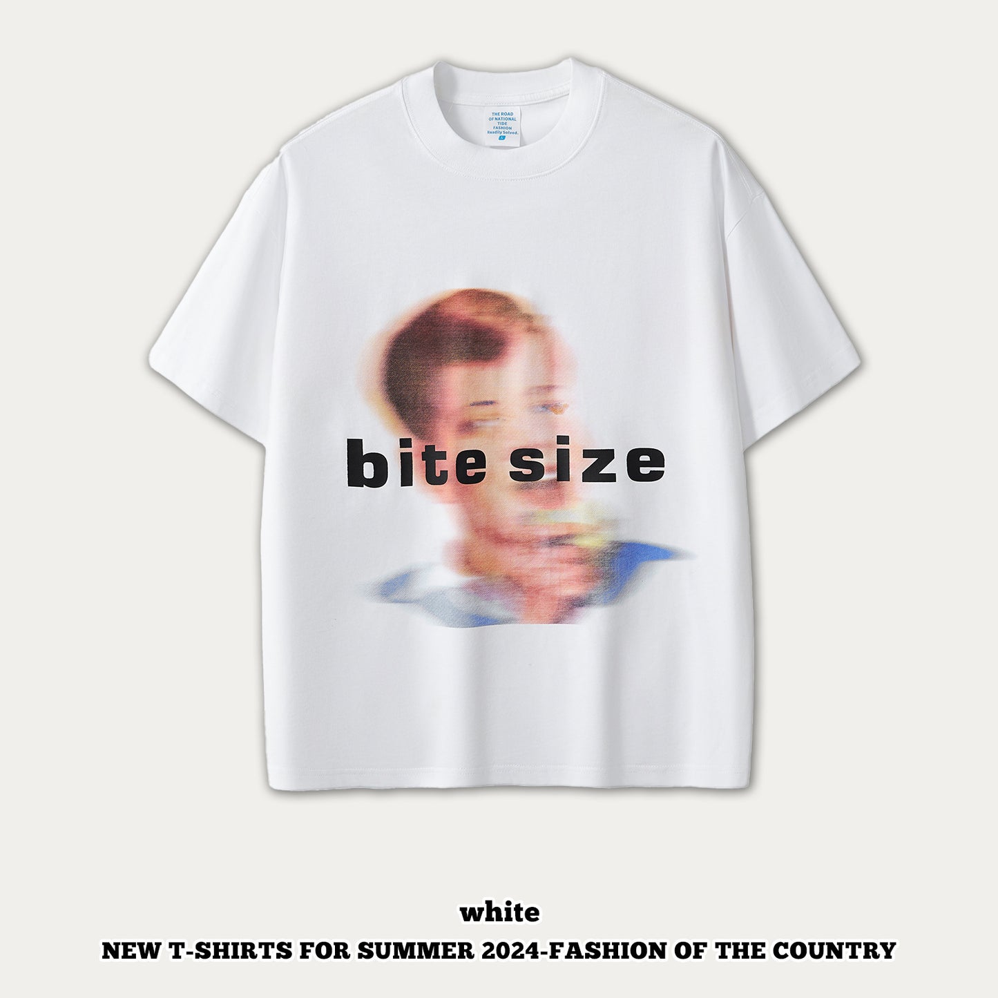 Cartoon Pattern Sorona Coolness Fabric Short Sleeve Tee