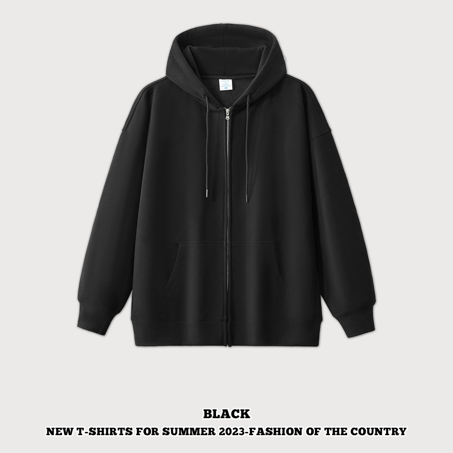Full-Zip Polar Fleece Hoodie
