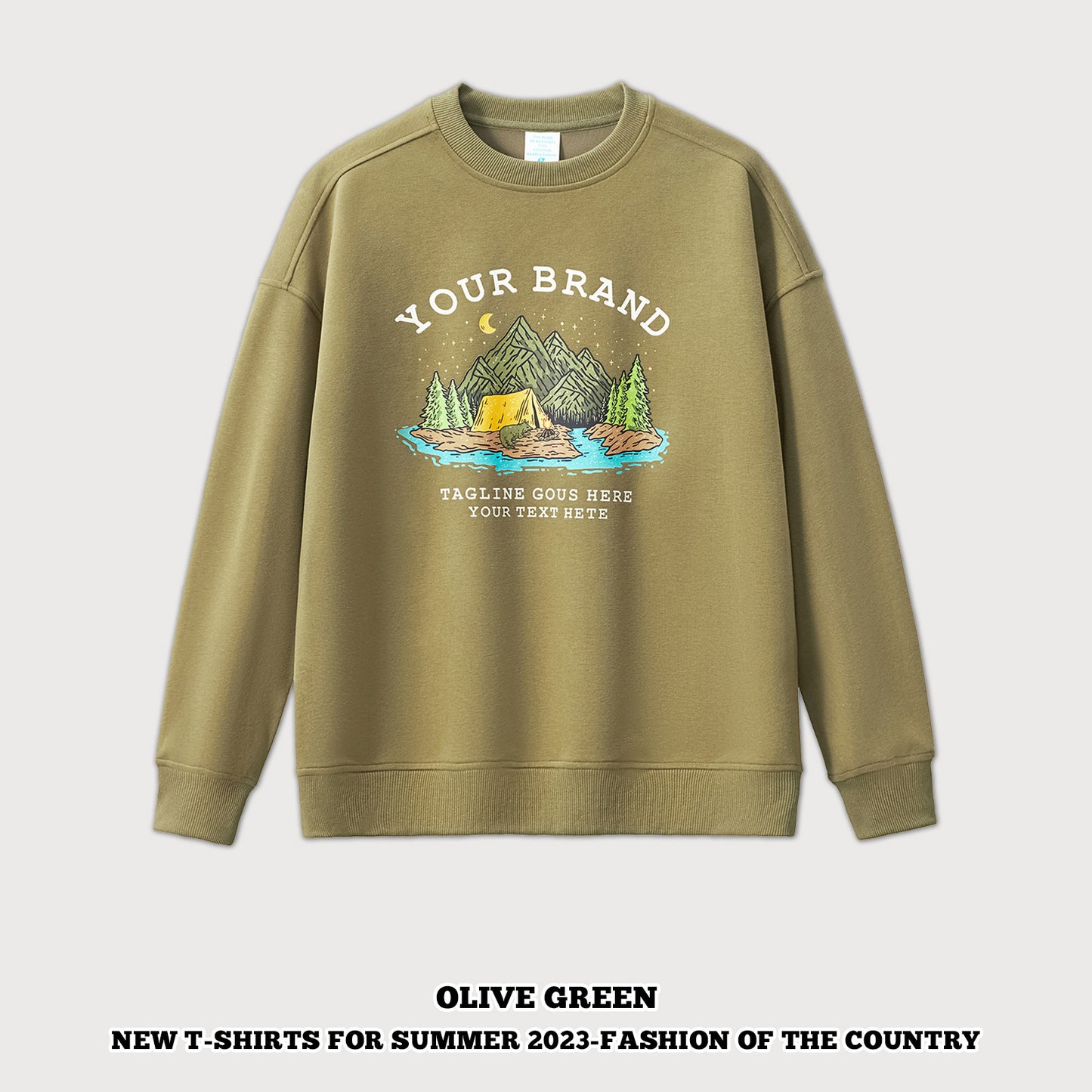 Crew Print Couple Sweatshirt