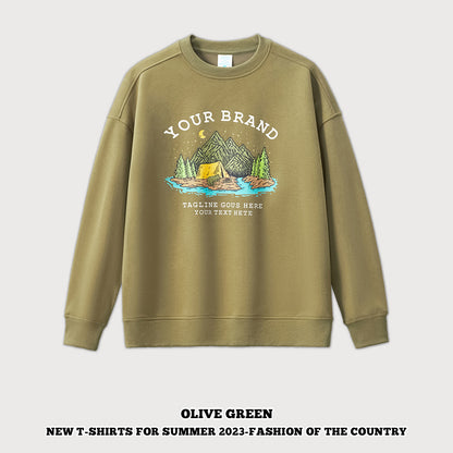 Crew Print Couple Sweatshirt