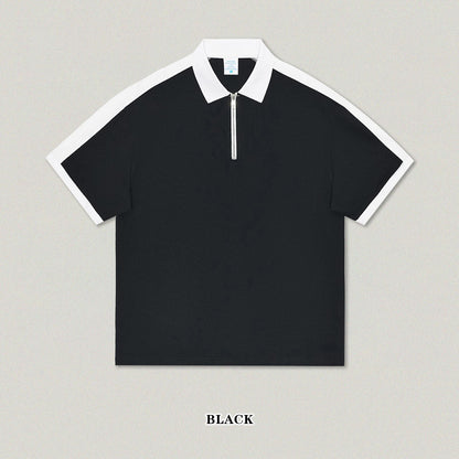 Half Zipper Polo Shirt