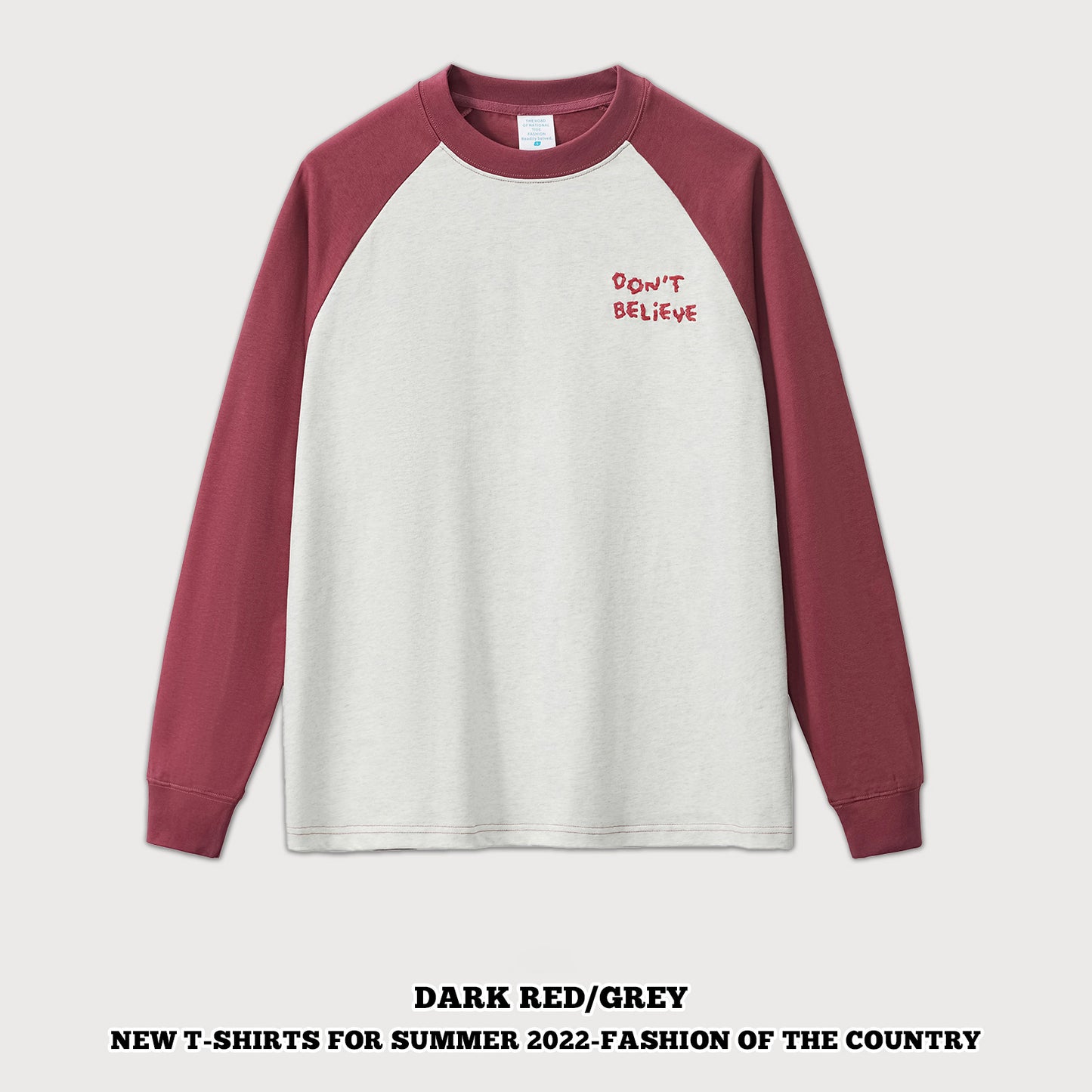Raglan Long Sleeve Couple Sweatshirt
