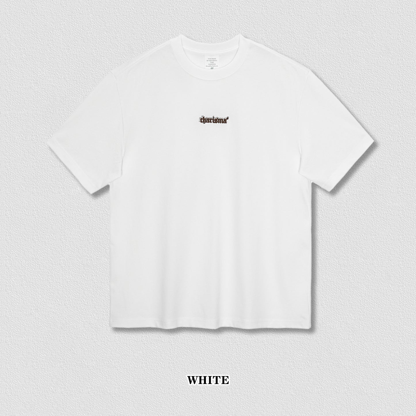 Embroidered Letter Short Sleeve Tee