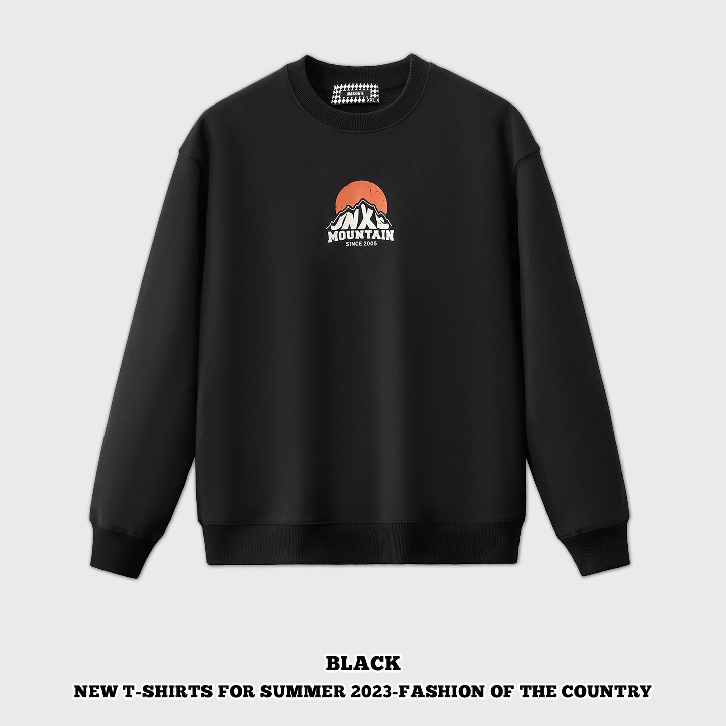 Crew Street Tide Print Sweatshirt