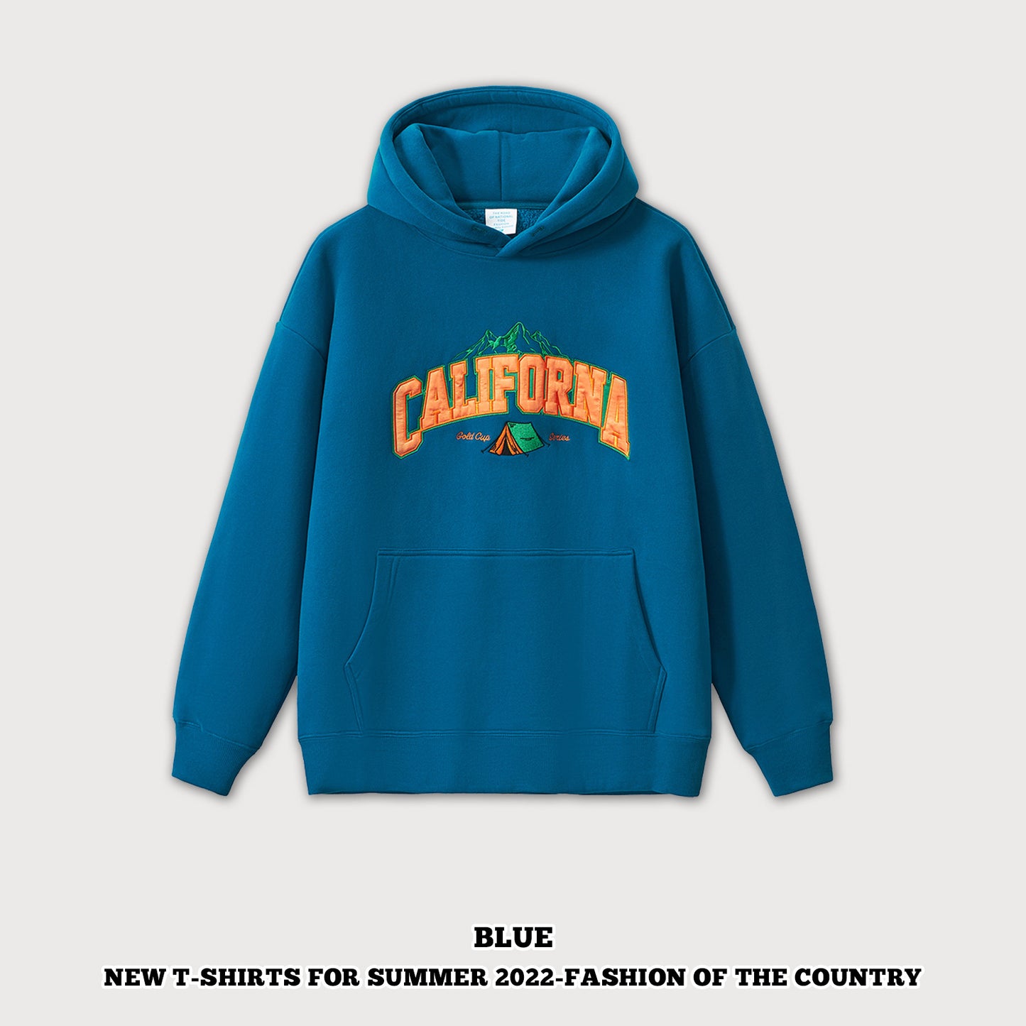 Print Fleece Hoodie