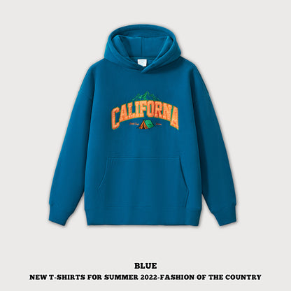 Print Fleece Hoodie