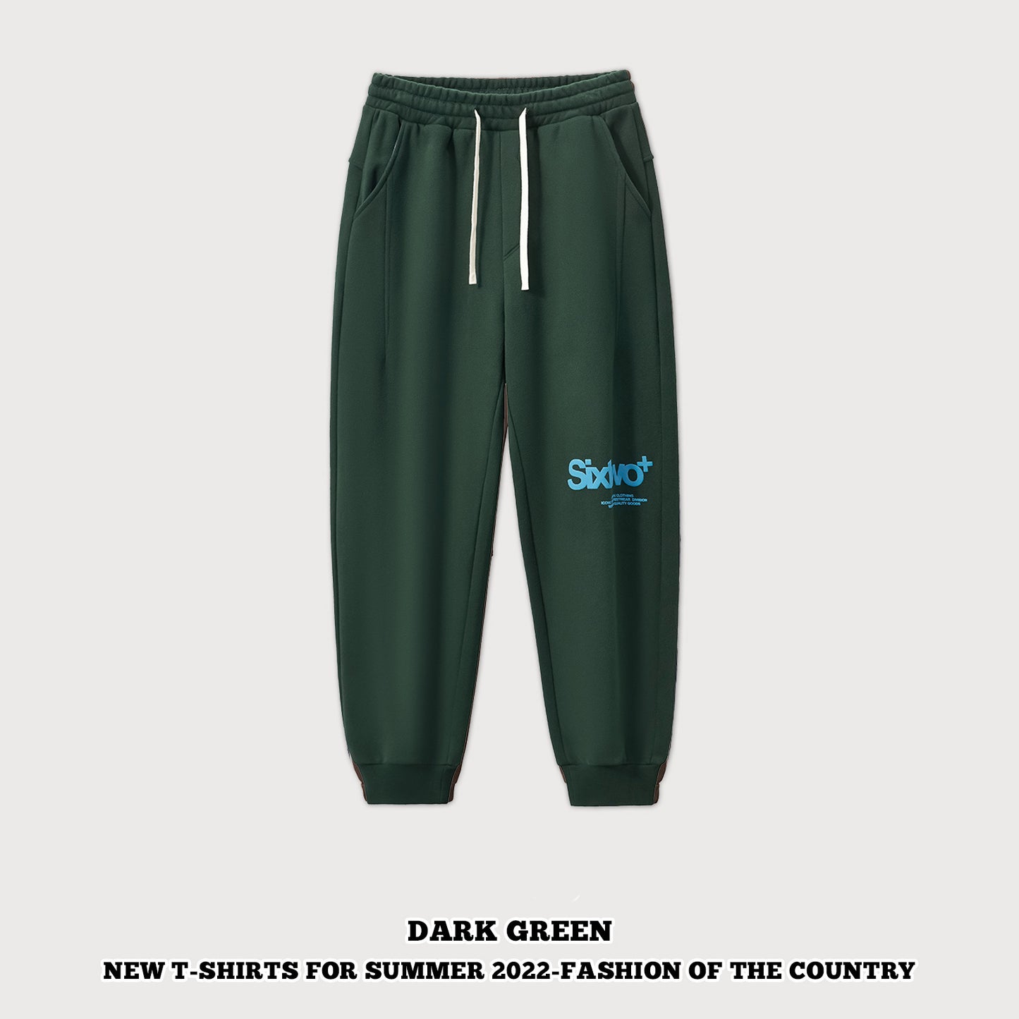 Letter Printed Cuff Sweatpants