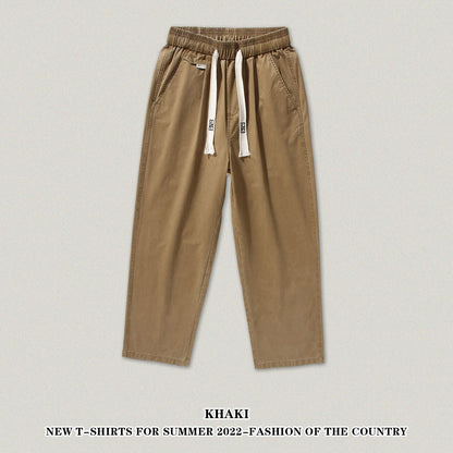Wash Straight Leg Pants