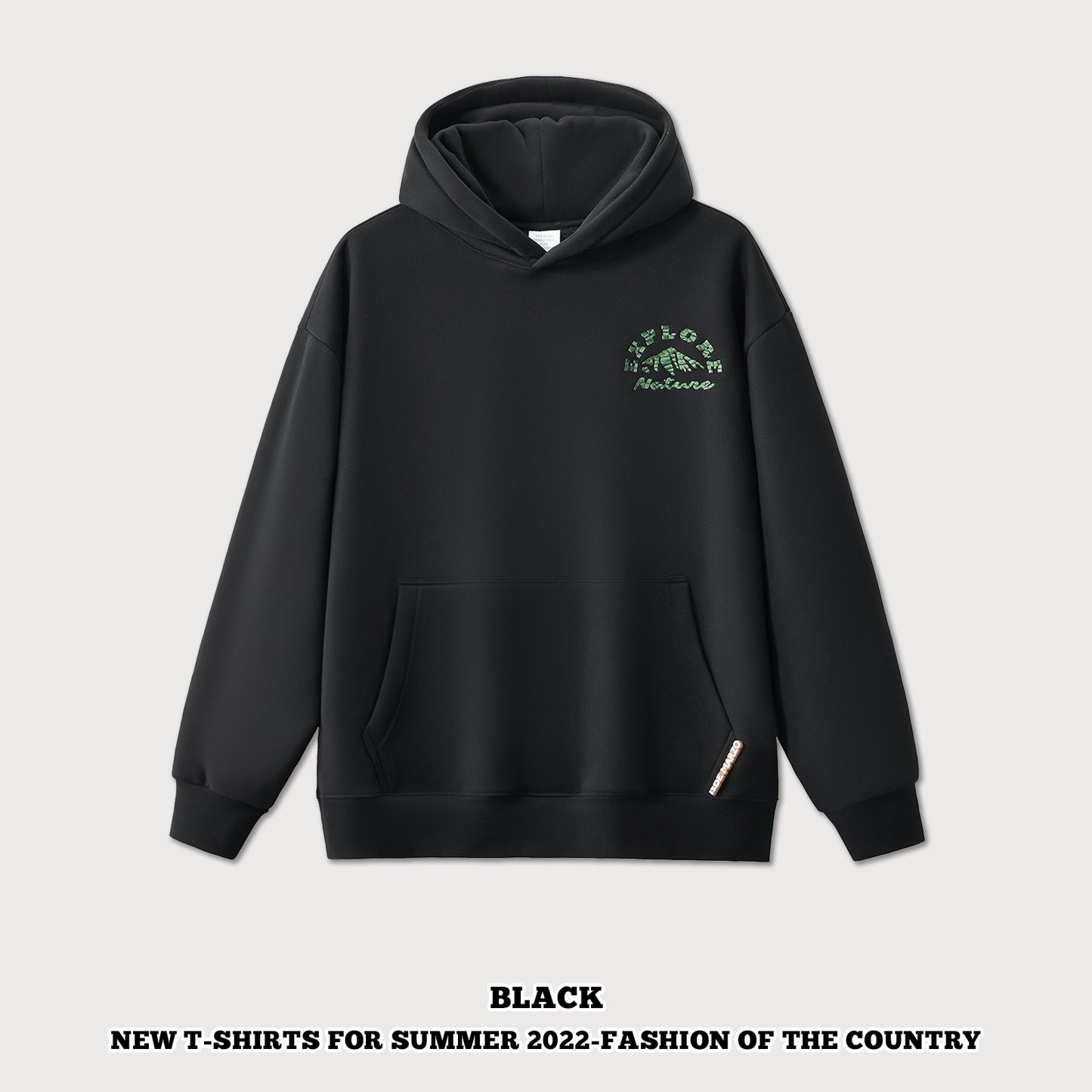 Embroidered Fleece Hoodie