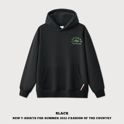 Embroidered Fleece Hoodie