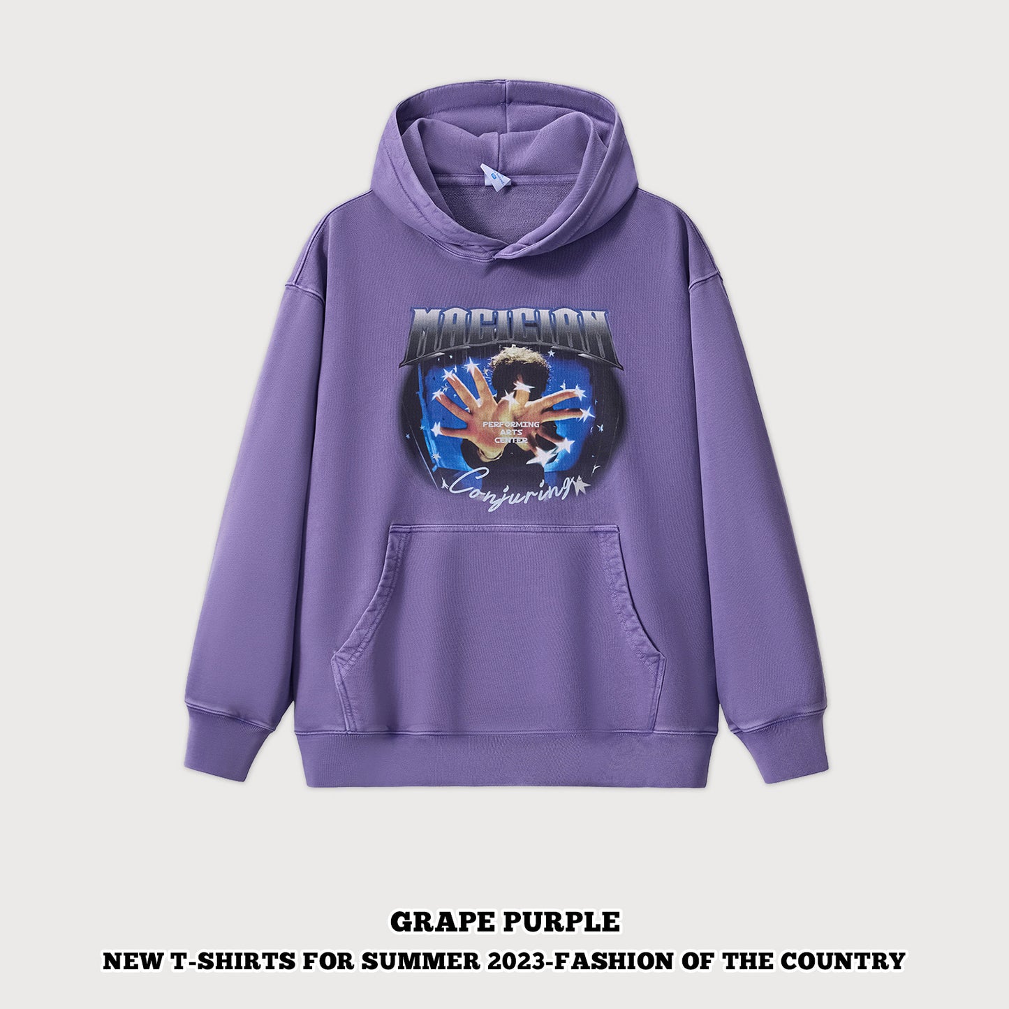 Retro Digital Print Hoodie