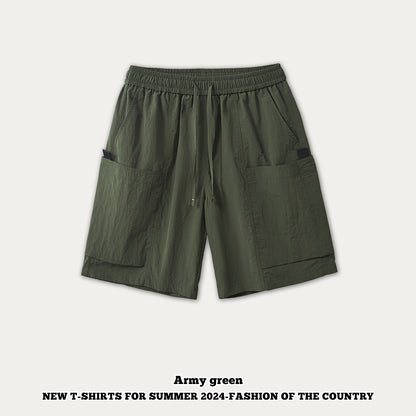 Waterproof Woven Cargo Shorts