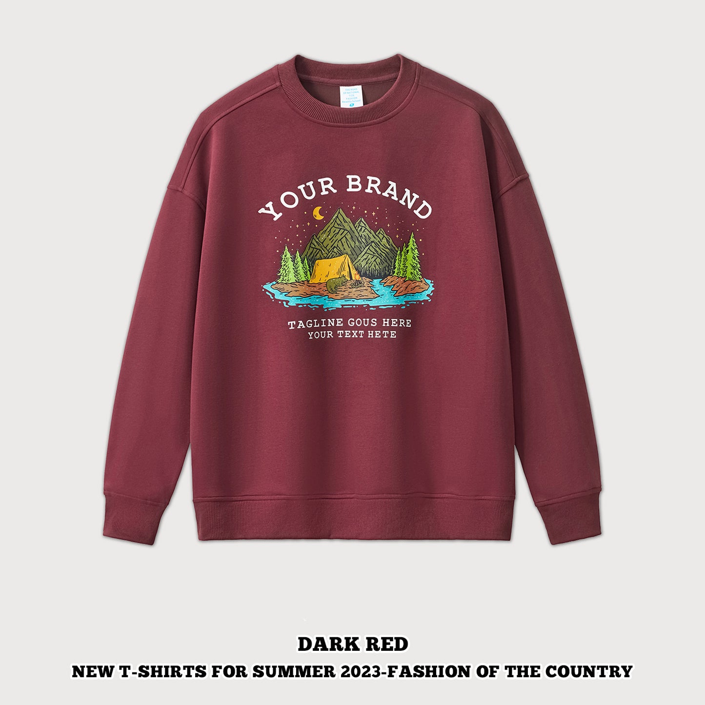 Crew Print Couple Sweatshirt