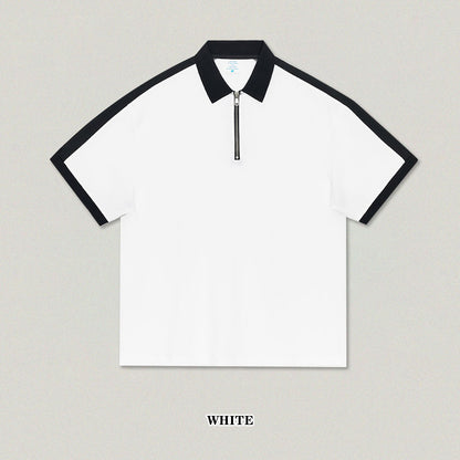 Half Zipper Polo Shirt
